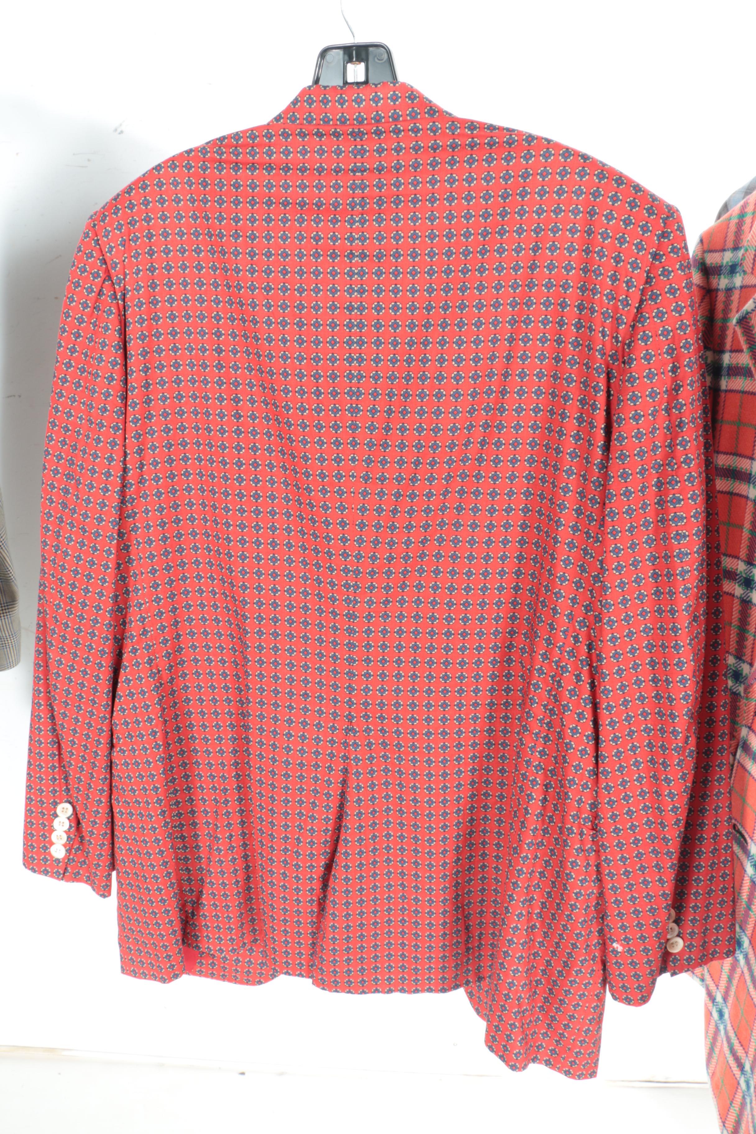 Men's Patterned Blazers Including Burberrys'