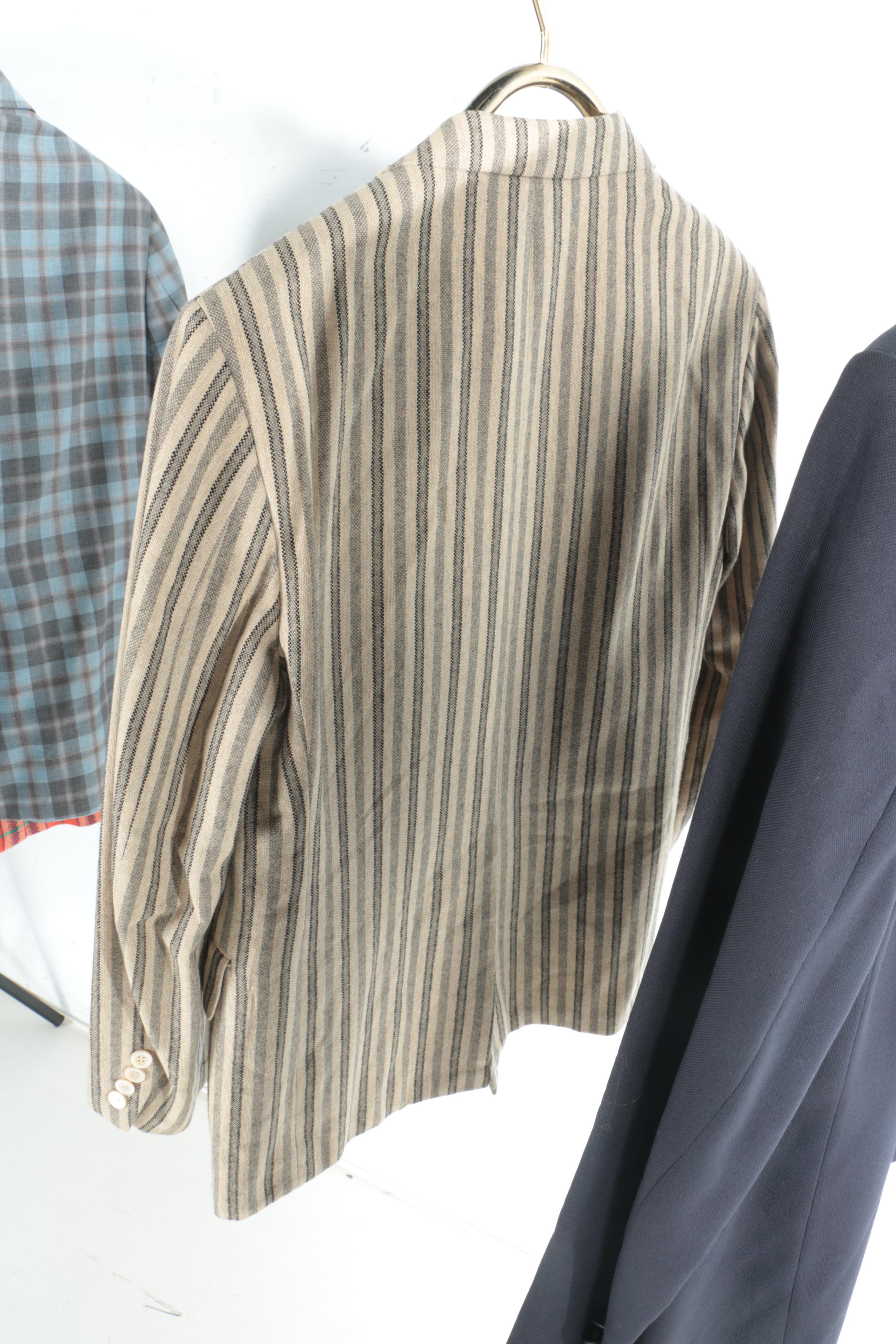 Men's Patterned Blazers Including Burberrys'