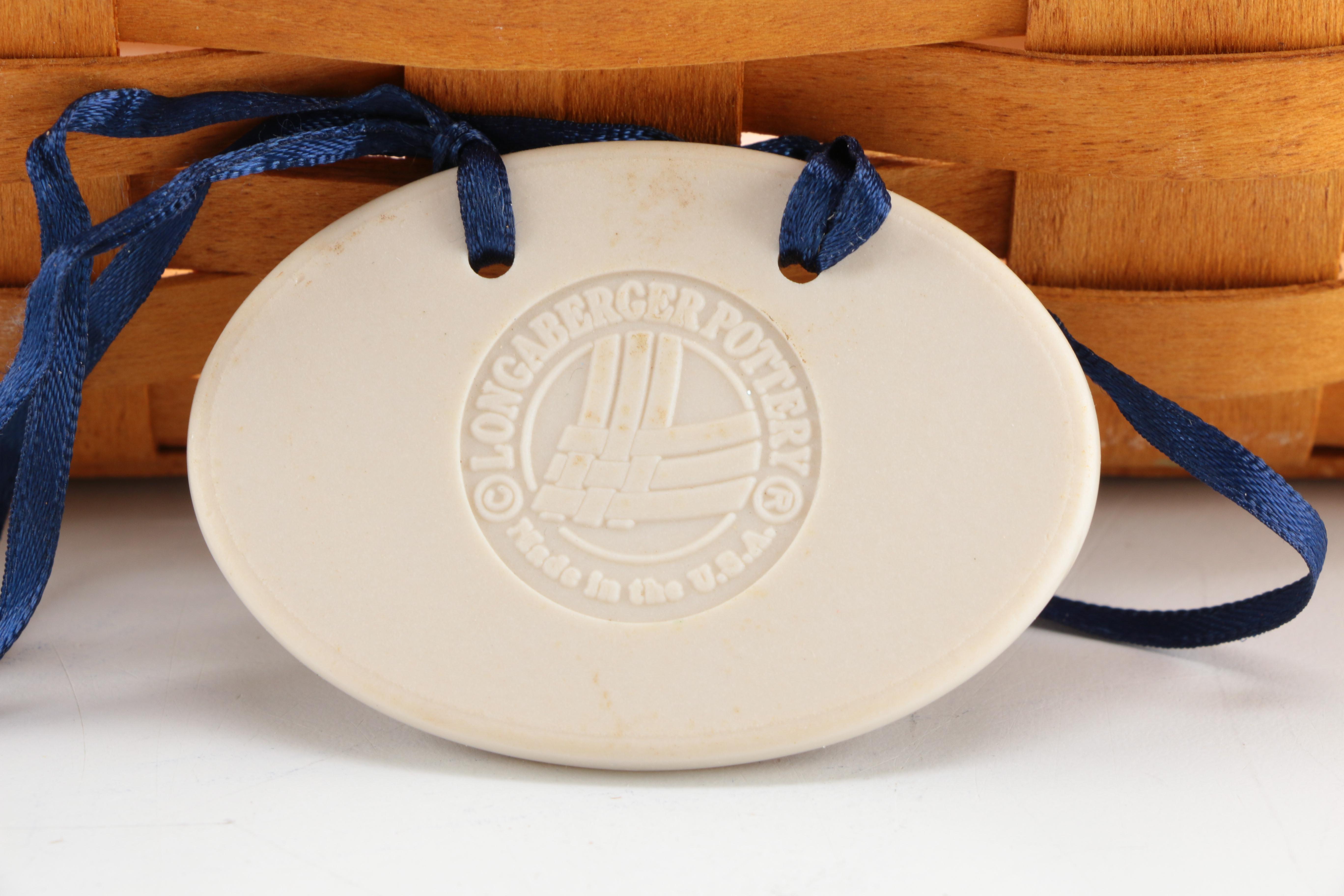 Handwoven Longaberger Collector's Club Basket