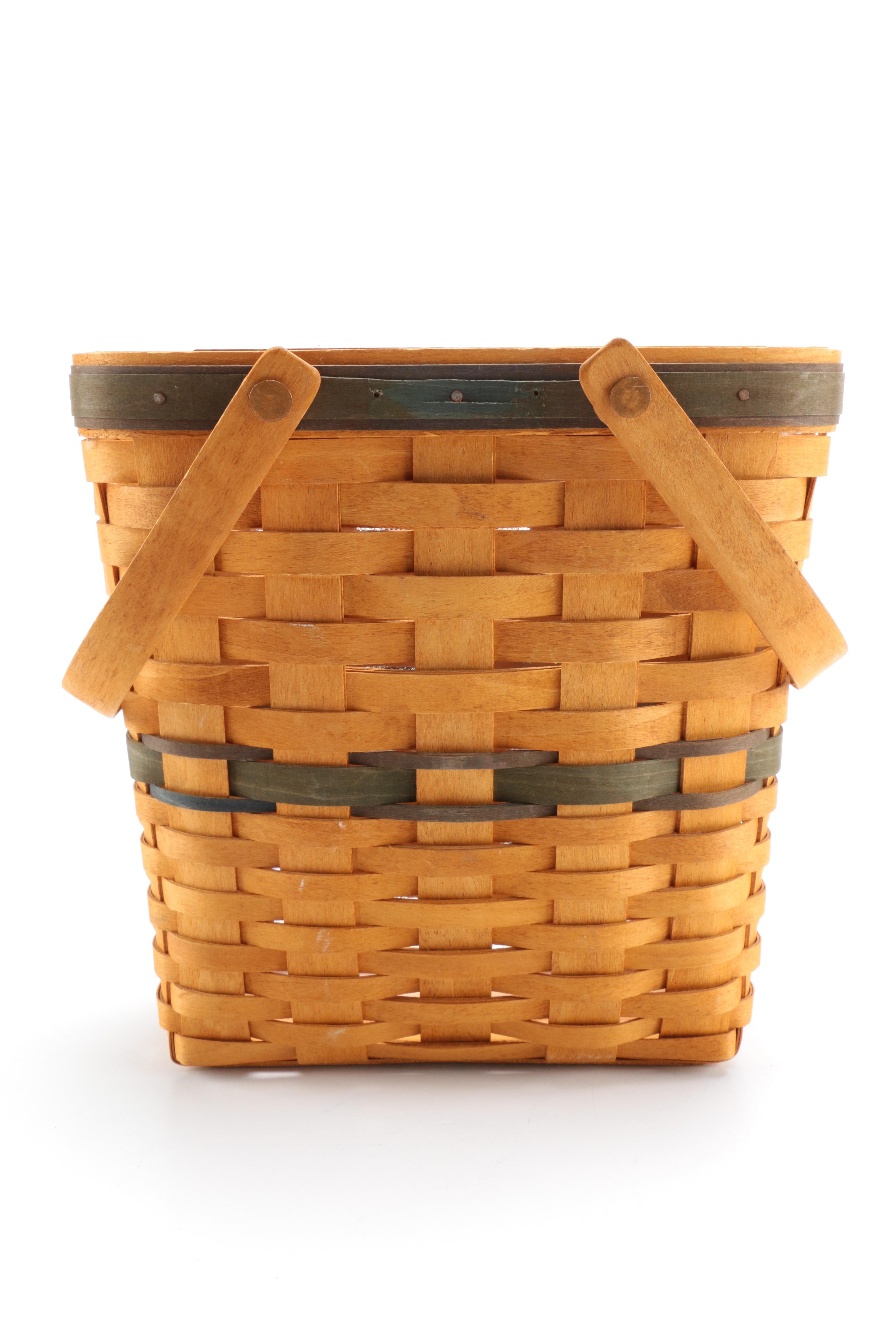 Handwoven Longaberger Collector's Club Basket