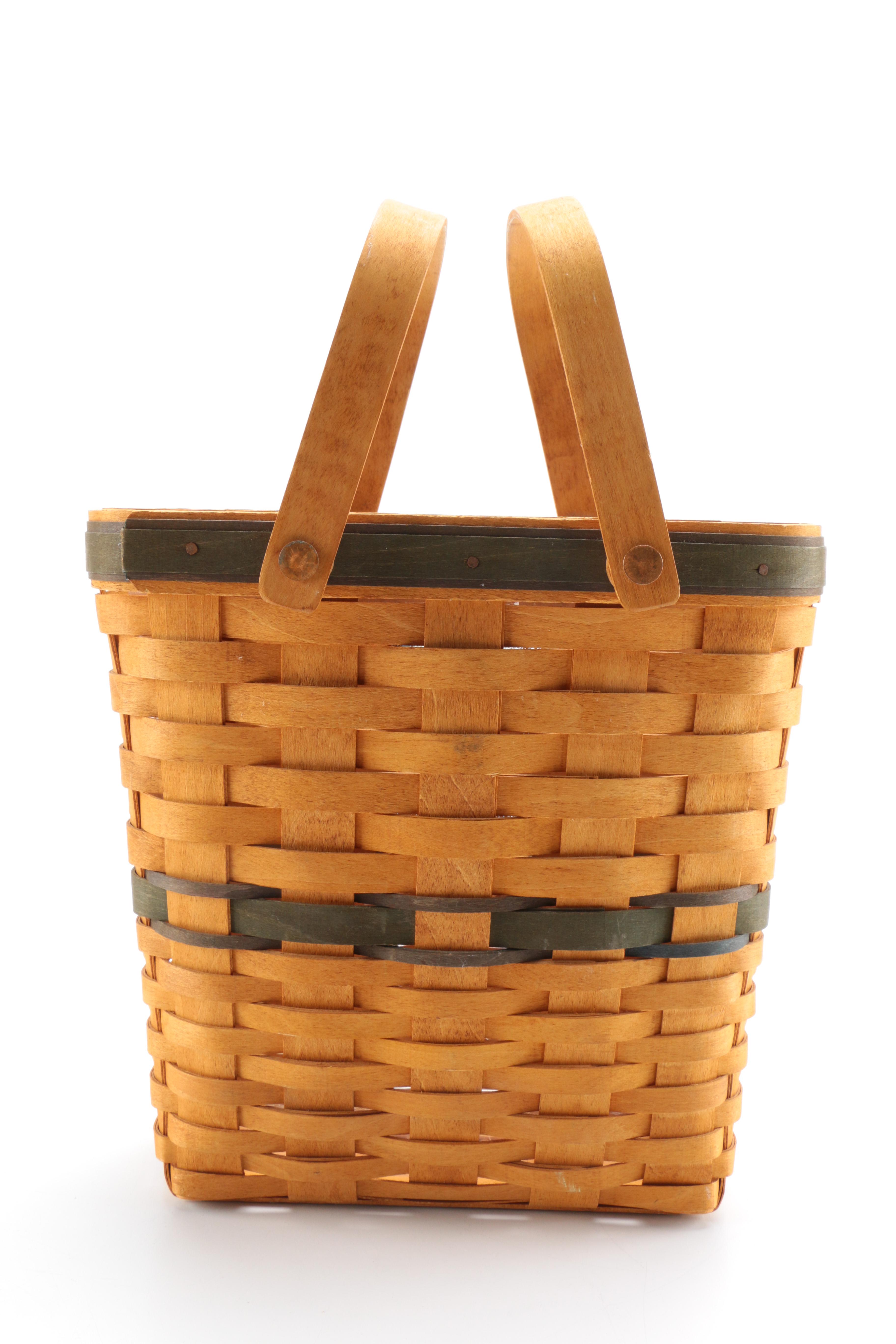 Handwoven Longaberger Collector's Club Basket