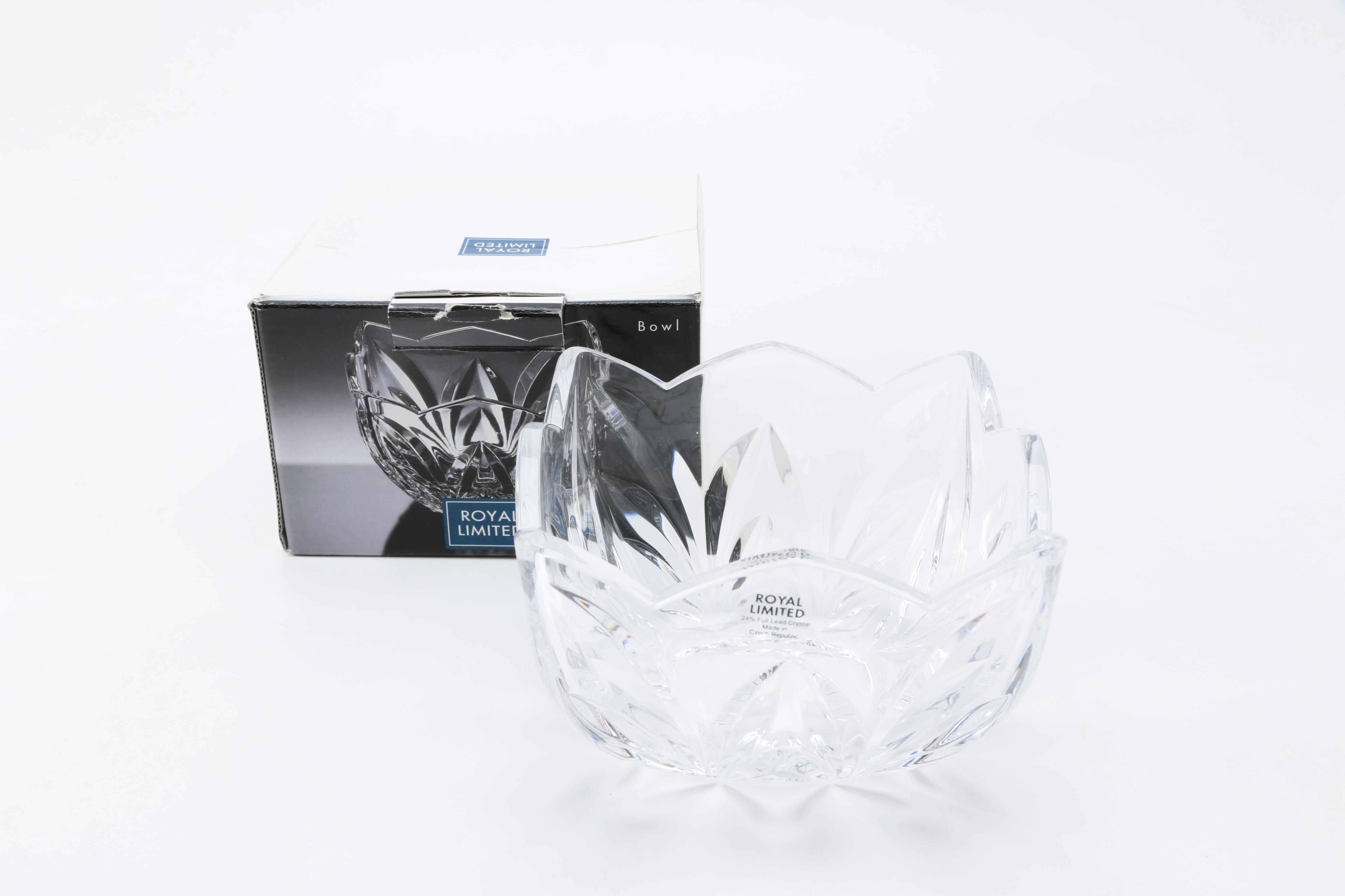 Assorted Ornamental Crystal Set in Boxes