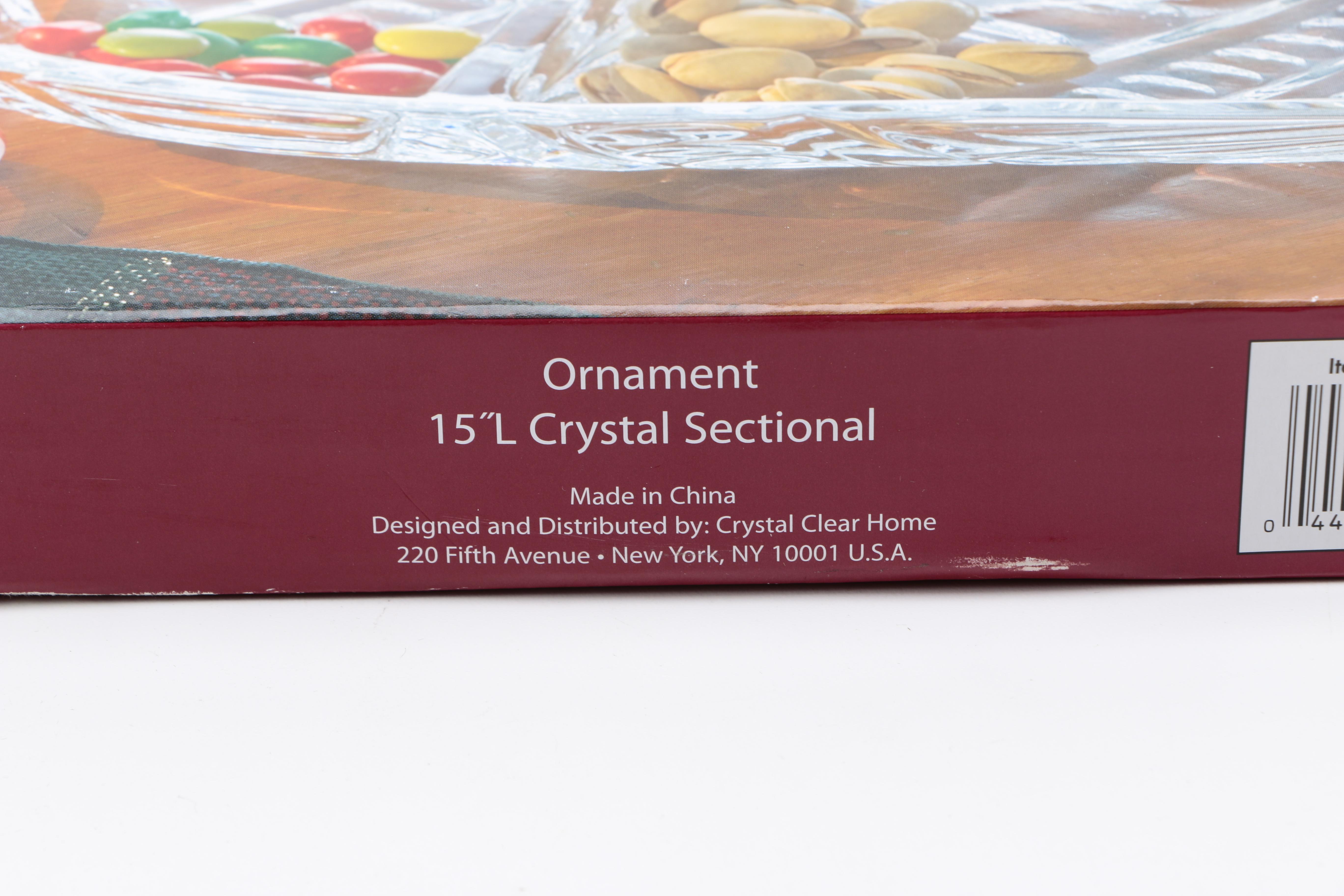 Assorted Ornamental Crystal Set in Boxes