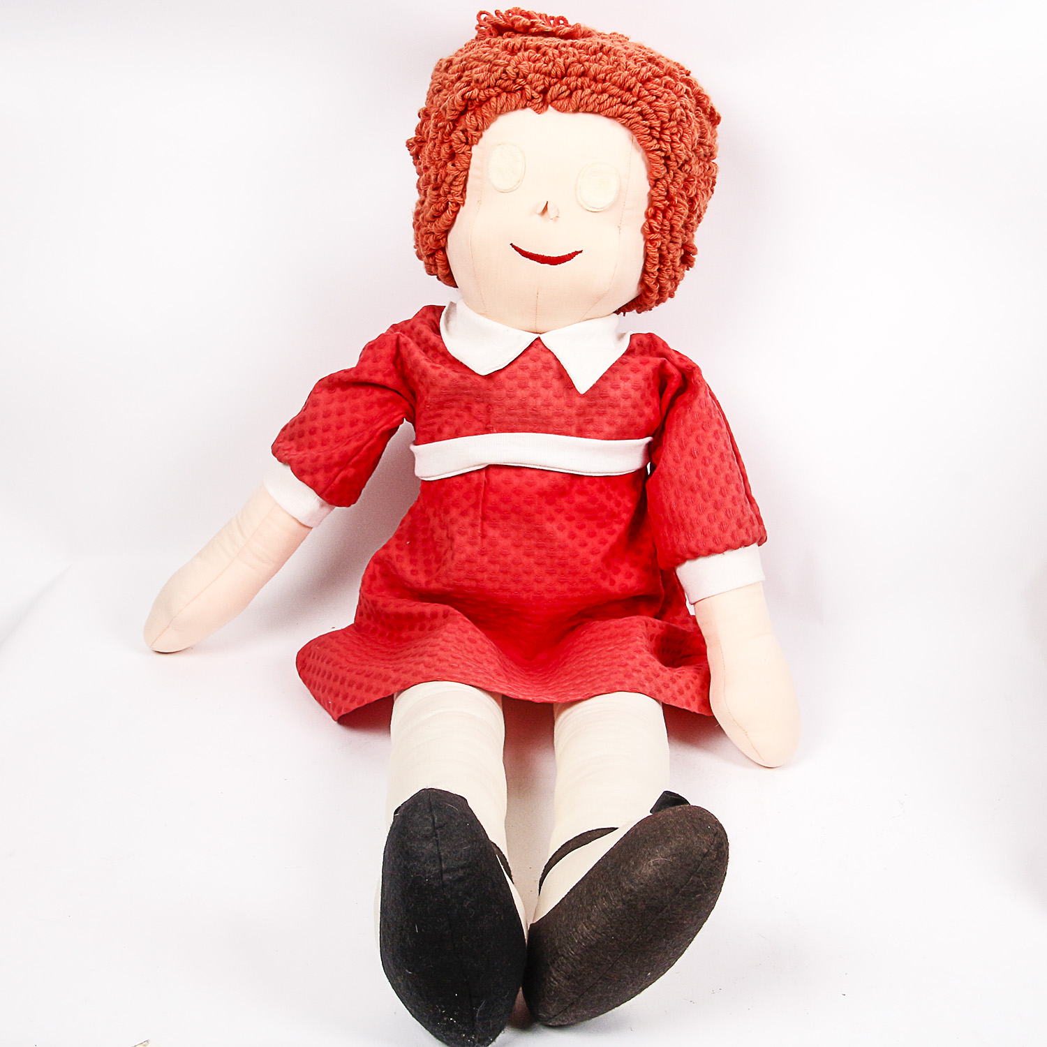 Pair of Oversized "Little Orphan Annie" Dolls