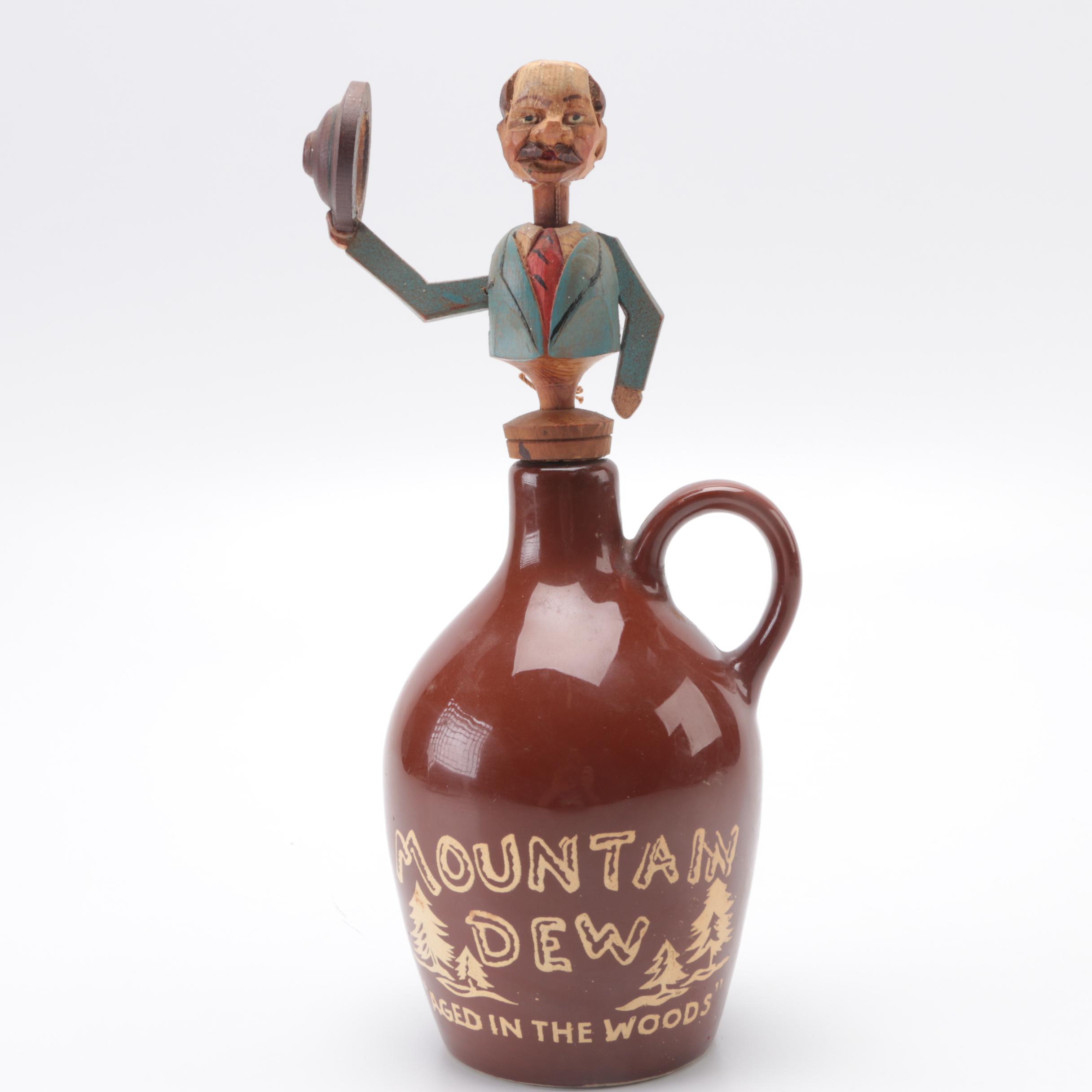 "Mountain Dew" Stoneware Jug