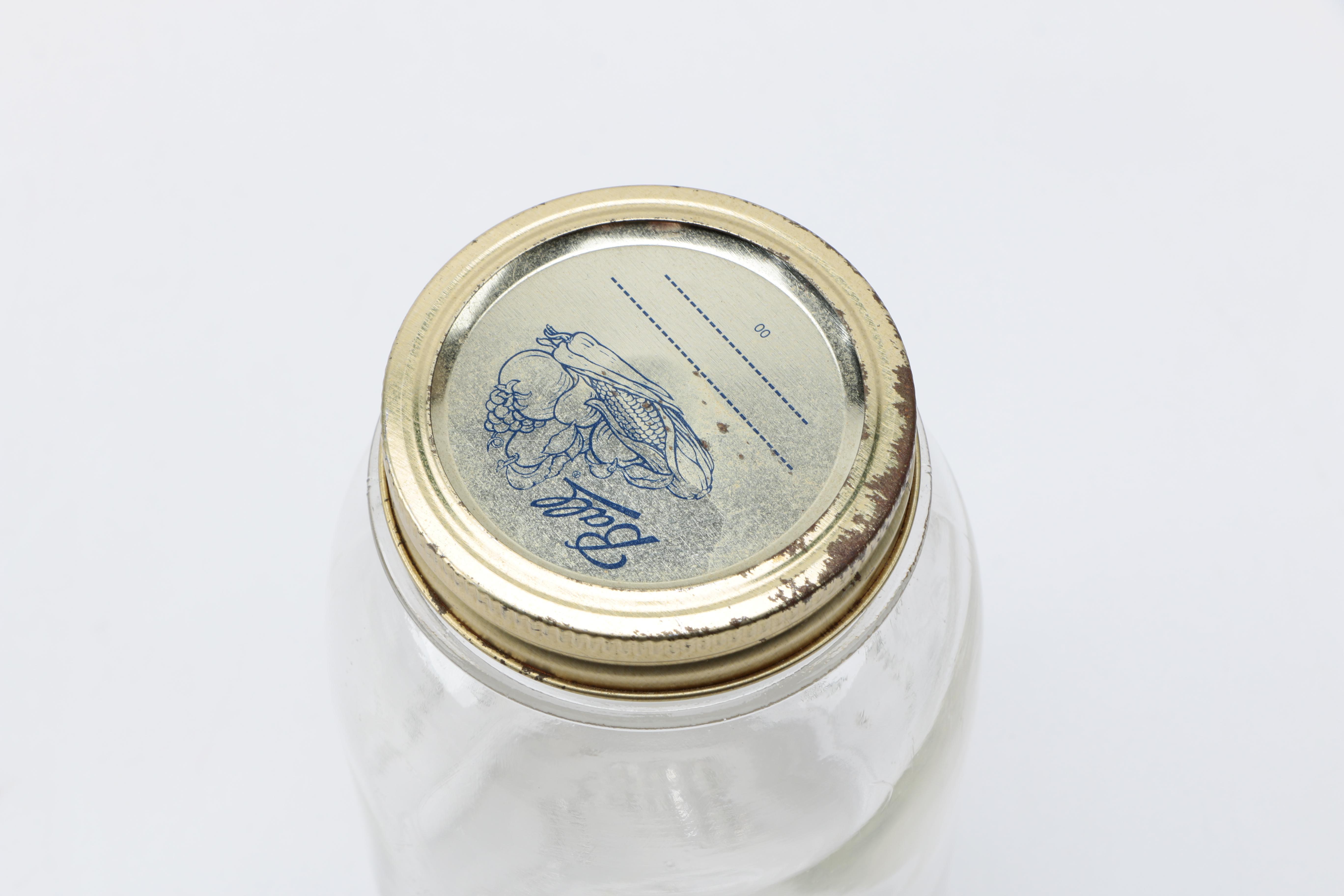 Assorted Glass Mason Jars Including Atlas