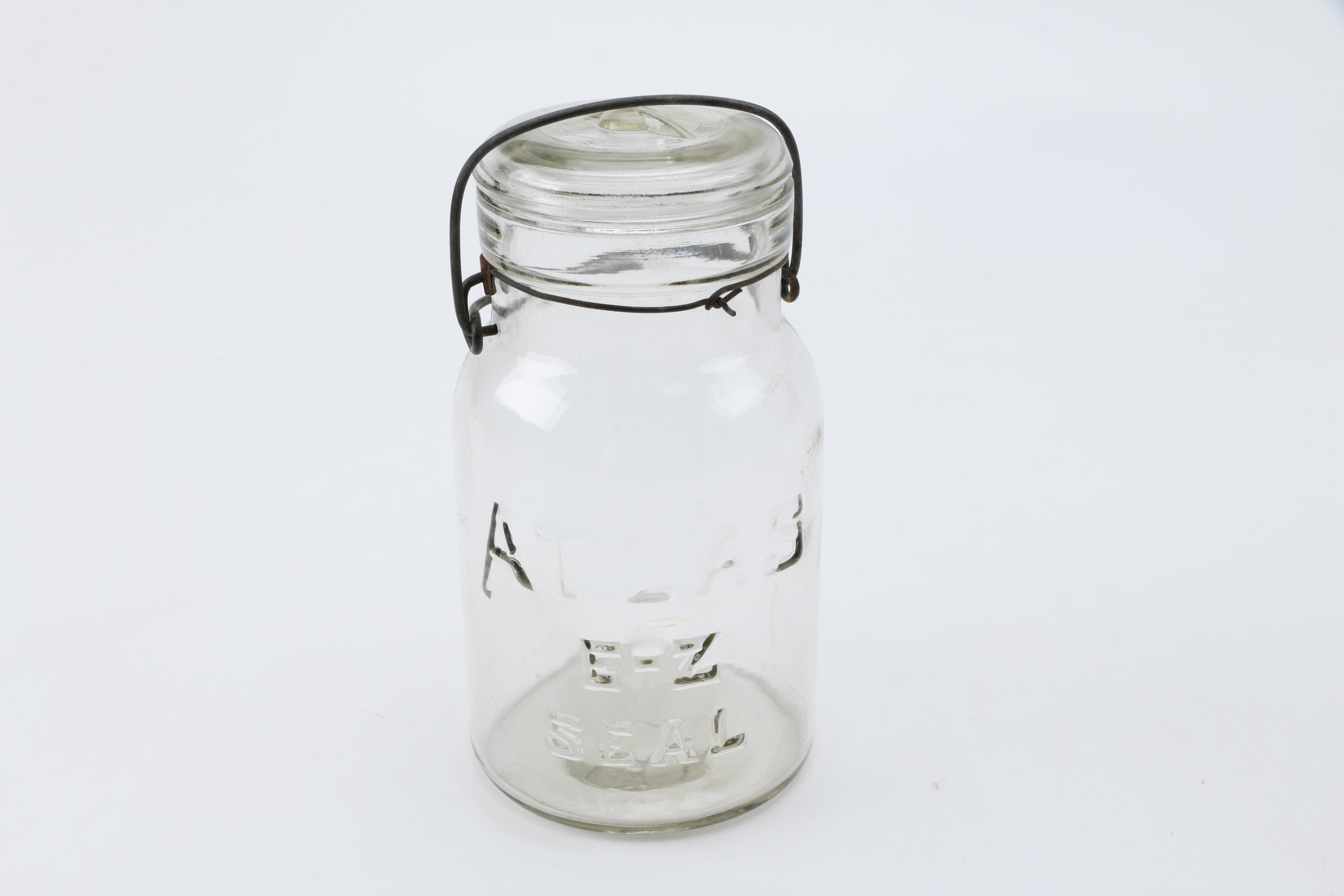 Assorted Glass Mason Jars Including Atlas