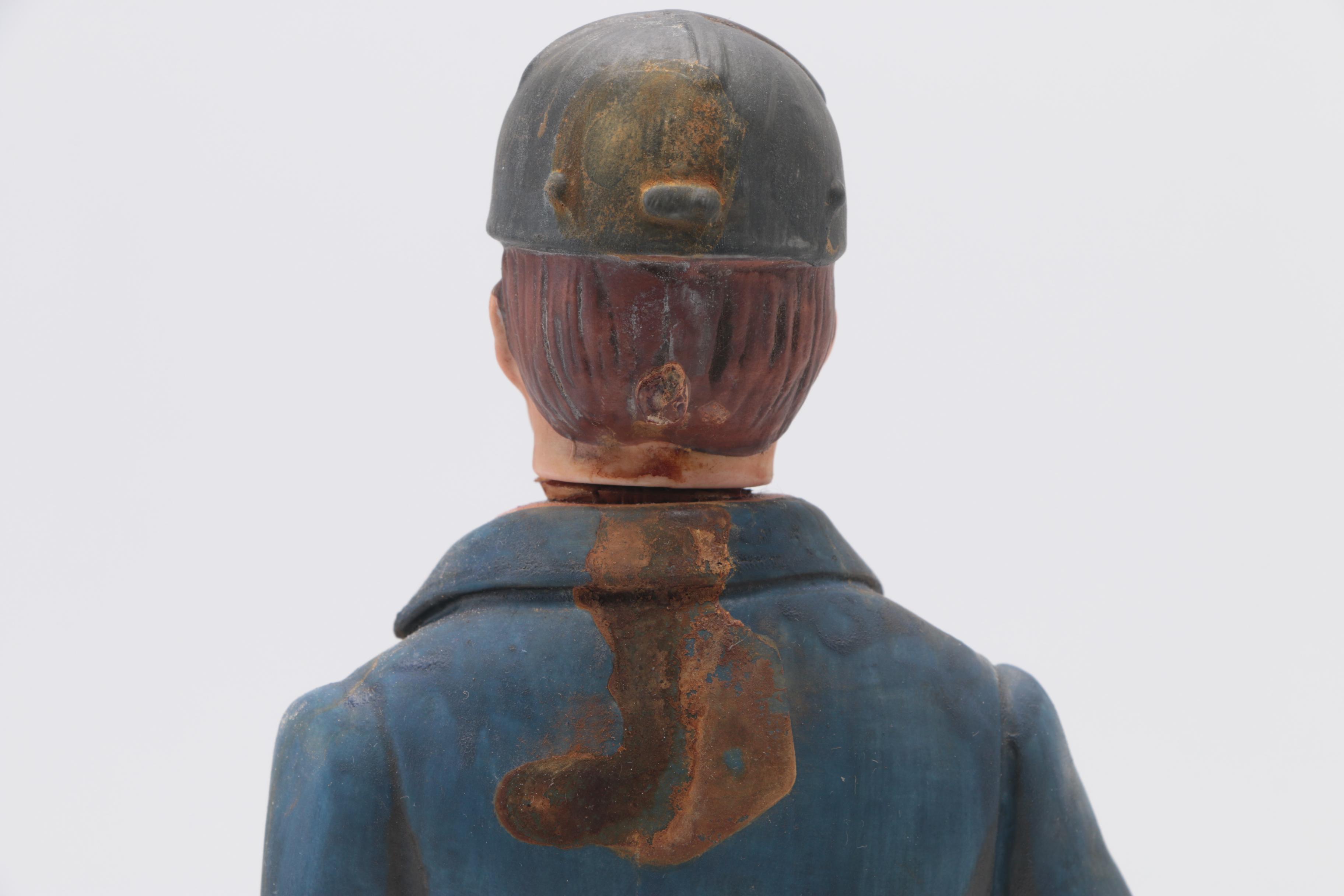 King Coal Porcelain 'Coal Miner' Bourbon Whiskey Bottle