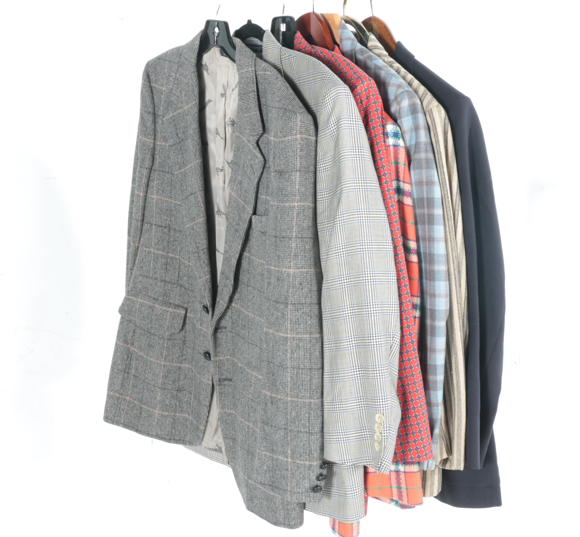 Men's Patterned Blazers Including Burberrys'