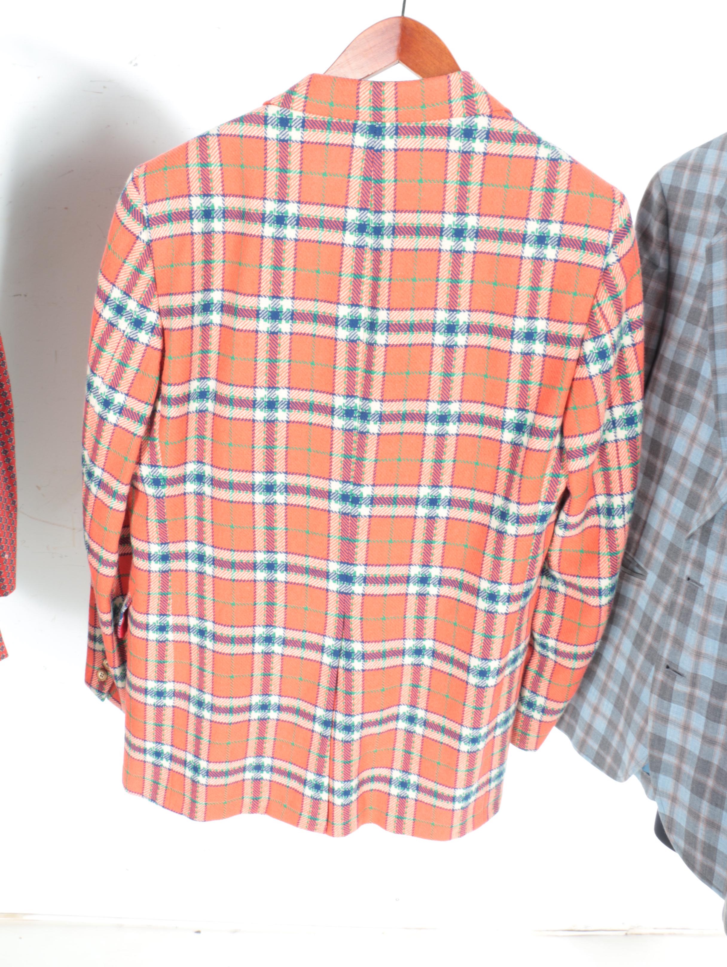 Men's Patterned Blazers Including Burberrys'