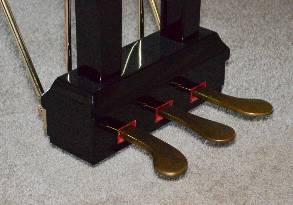 Sojin Black Petite Grand Piano and Matching Bench