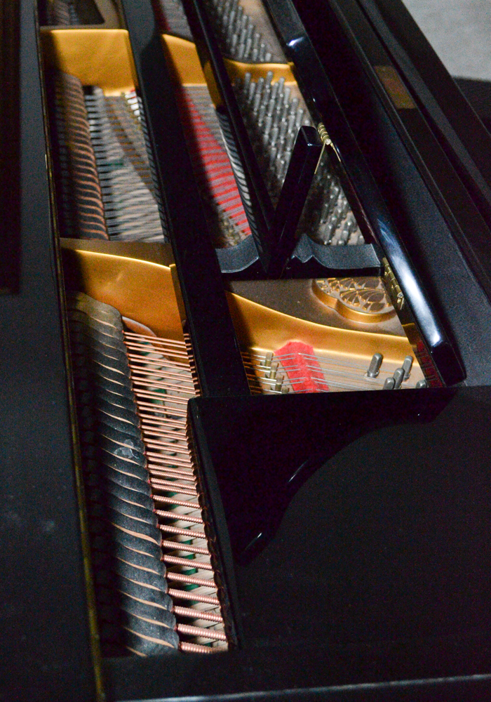 Sojin Black Petite Grand Piano and Matching Bench