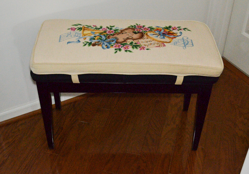 Sojin Black Petite Grand Piano and Matching Bench