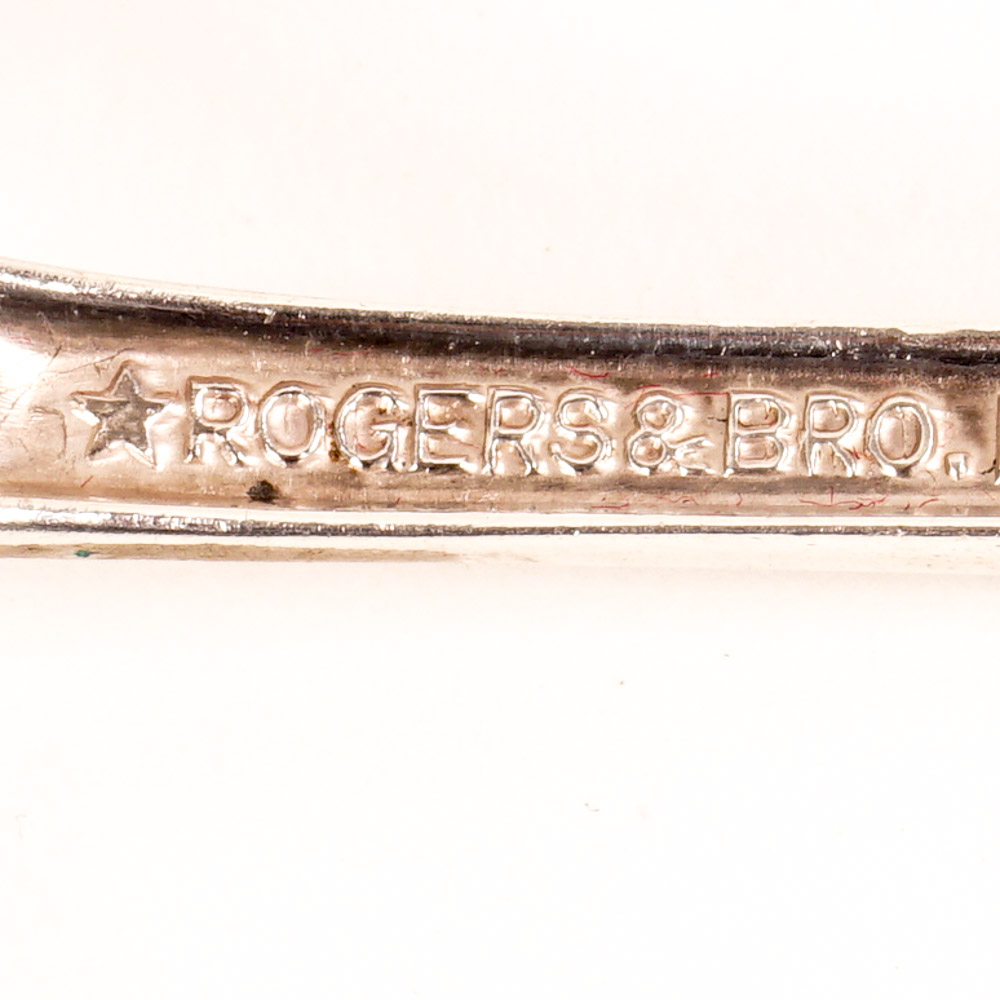 "Rogers Bros. International Silver" Silver Plated Flatware Set with Storage Chest