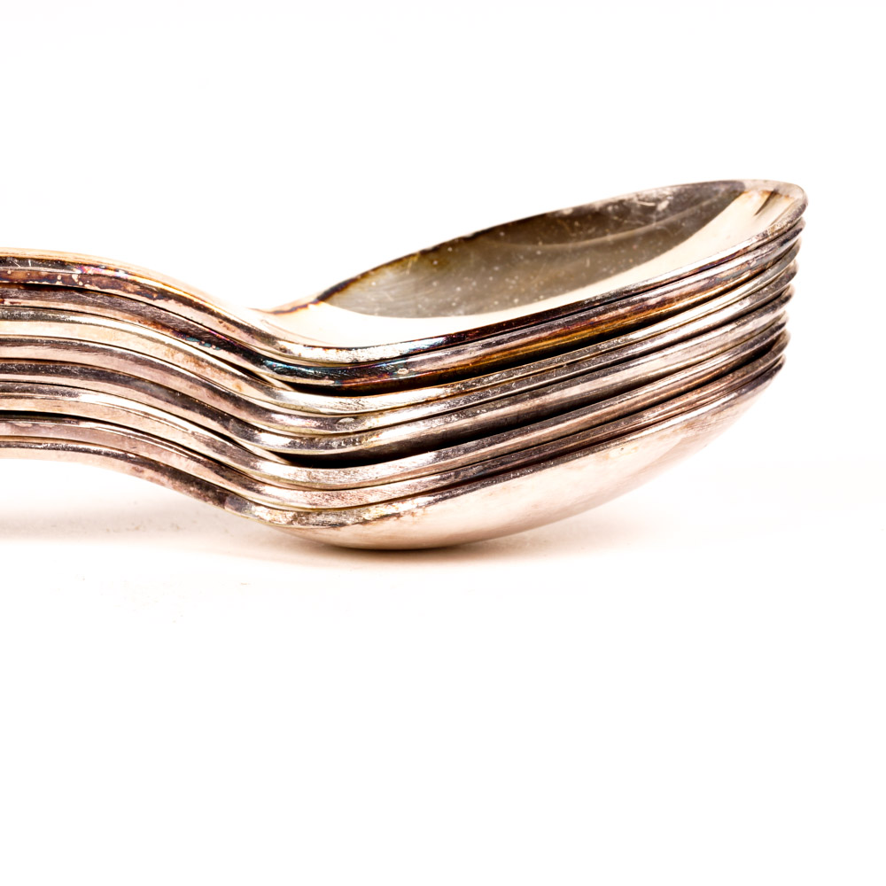 "Rogers Bros. International Silver" Silver Plated Flatware Set with Storage Chest