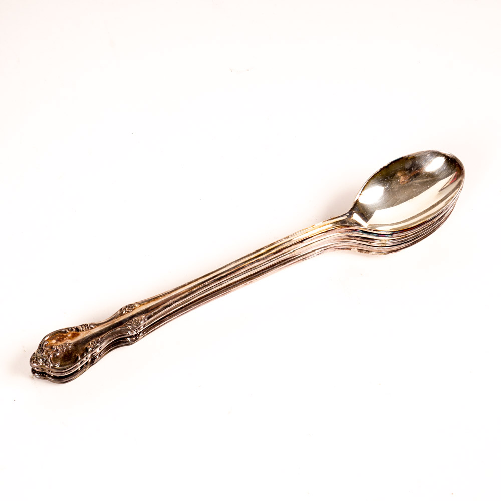 "Rogers Bros. International Silver" Silver Plated Flatware Set with Storage Chest