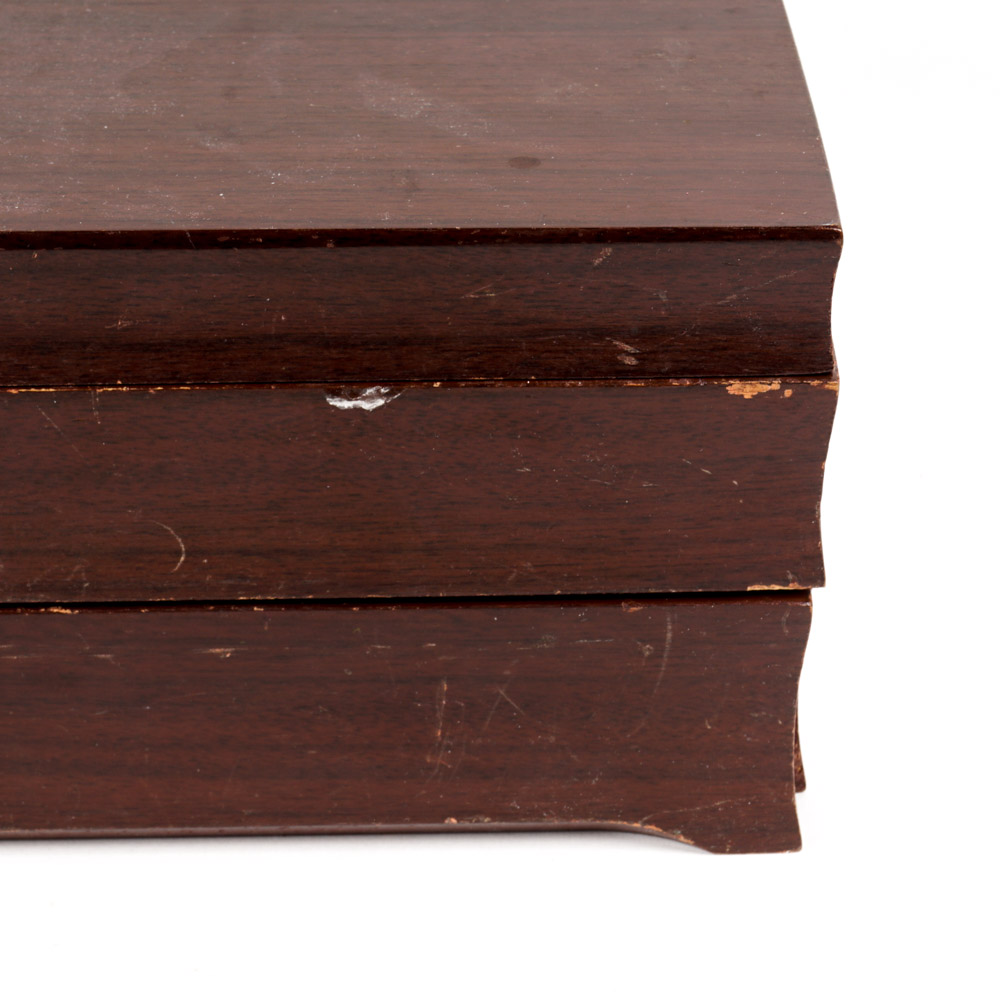 "Rogers Bros. International Silver" Silver Plated Flatware Set with Storage Chest