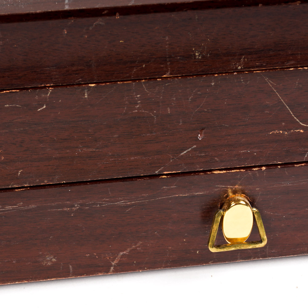 "Rogers Bros. International Silver" Silver Plated Flatware Set with Storage Chest