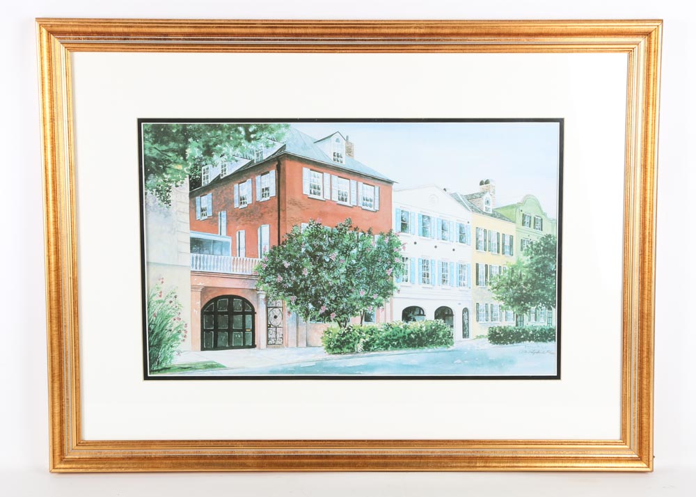 P.M. Fitzpatrick Signed Offset Lithograph