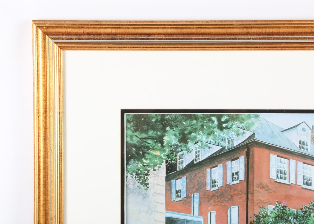 P.M. Fitzpatrick Signed Offset Lithograph