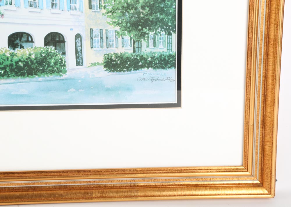 P.M. Fitzpatrick Signed Offset Lithograph