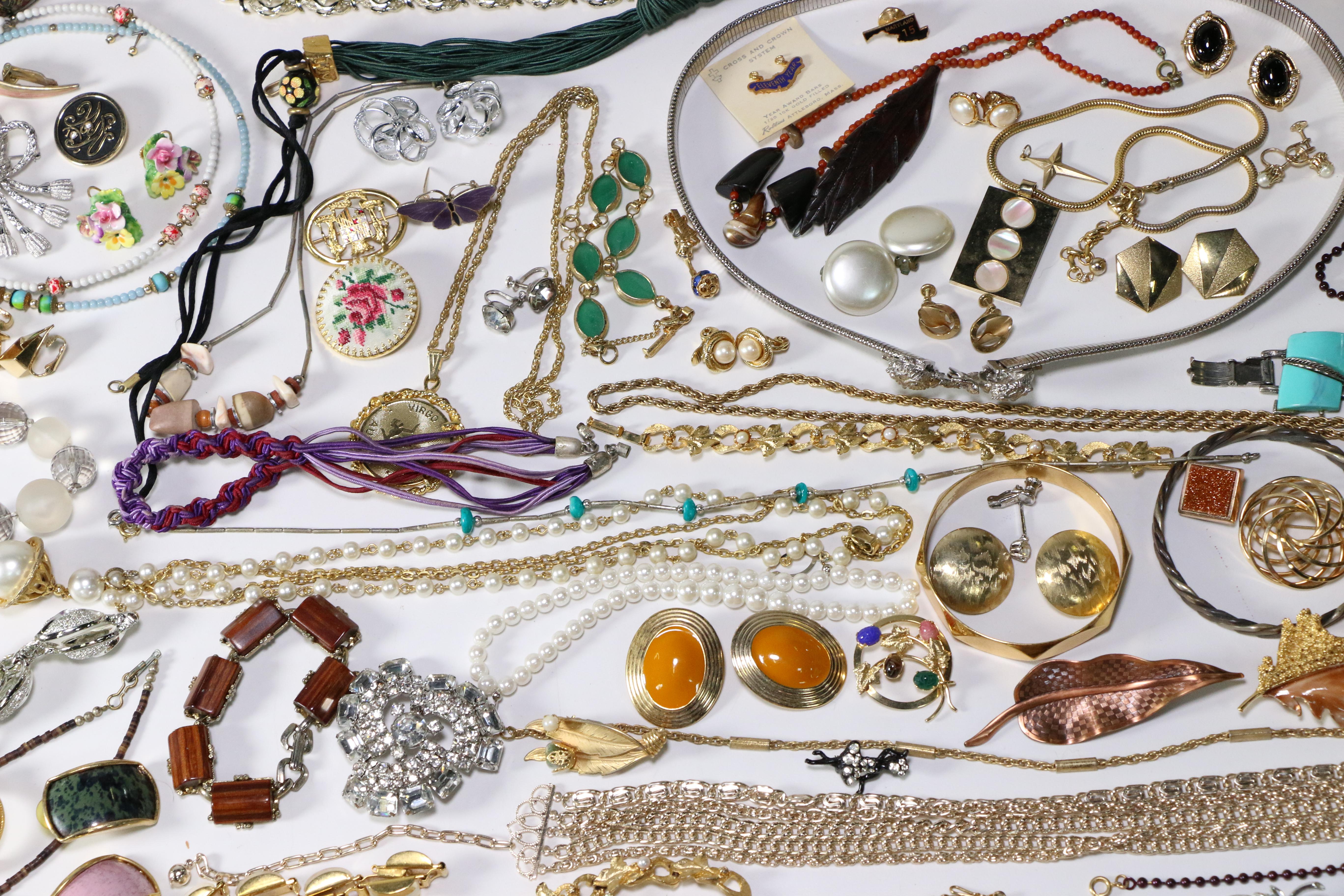 Generous Assortment of Vintage Jewelry Including Sarah Coventry