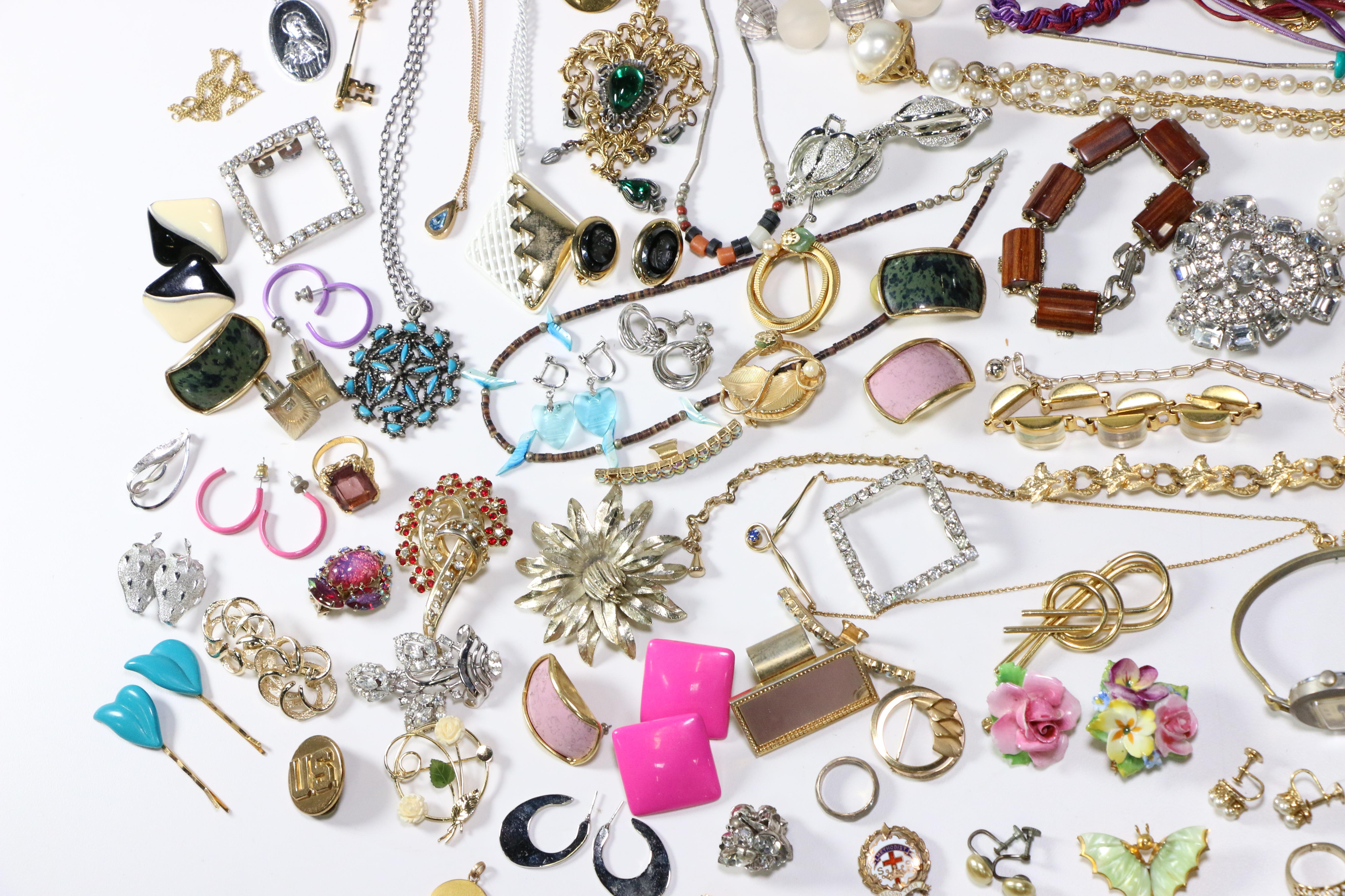Generous Assortment of Vintage Jewelry Including Sarah Coventry