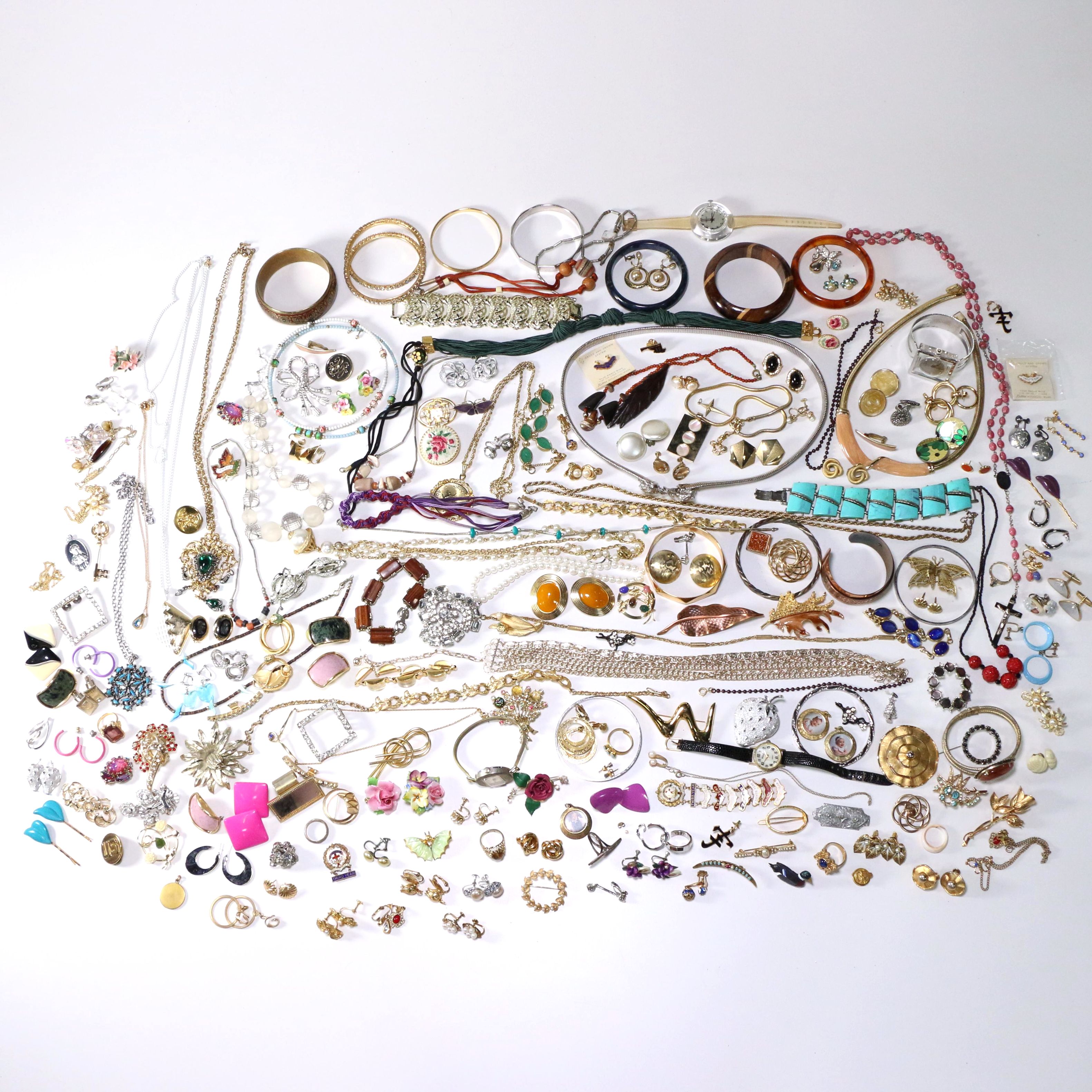 Generous Assortment of Vintage Jewelry Including Sarah Coventry