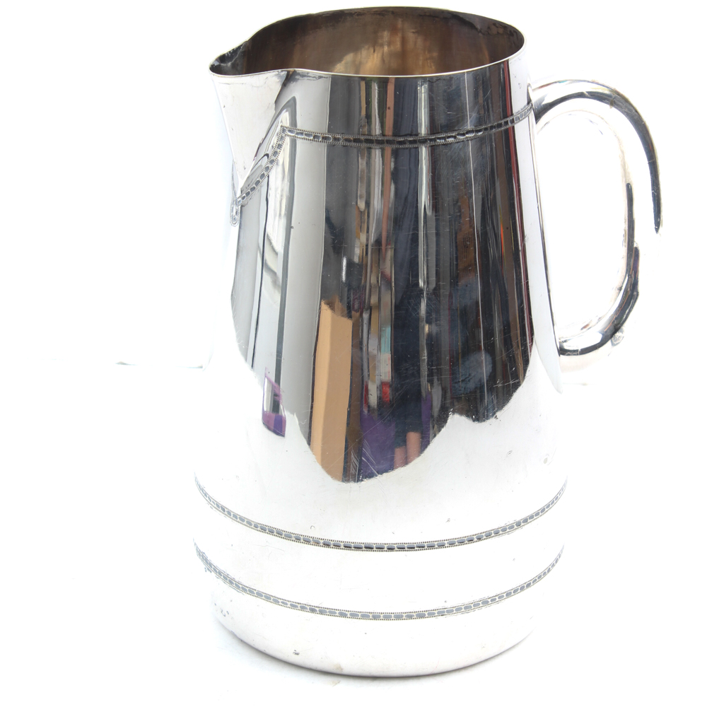 Vintage Hodd & Linley Silver Plated Pitcher
