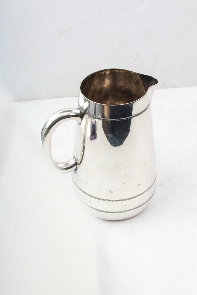 Vintage Hodd & Linley Silver Plated Pitcher
