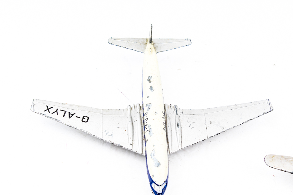 Three Vintage Dinky Toy Aircraft