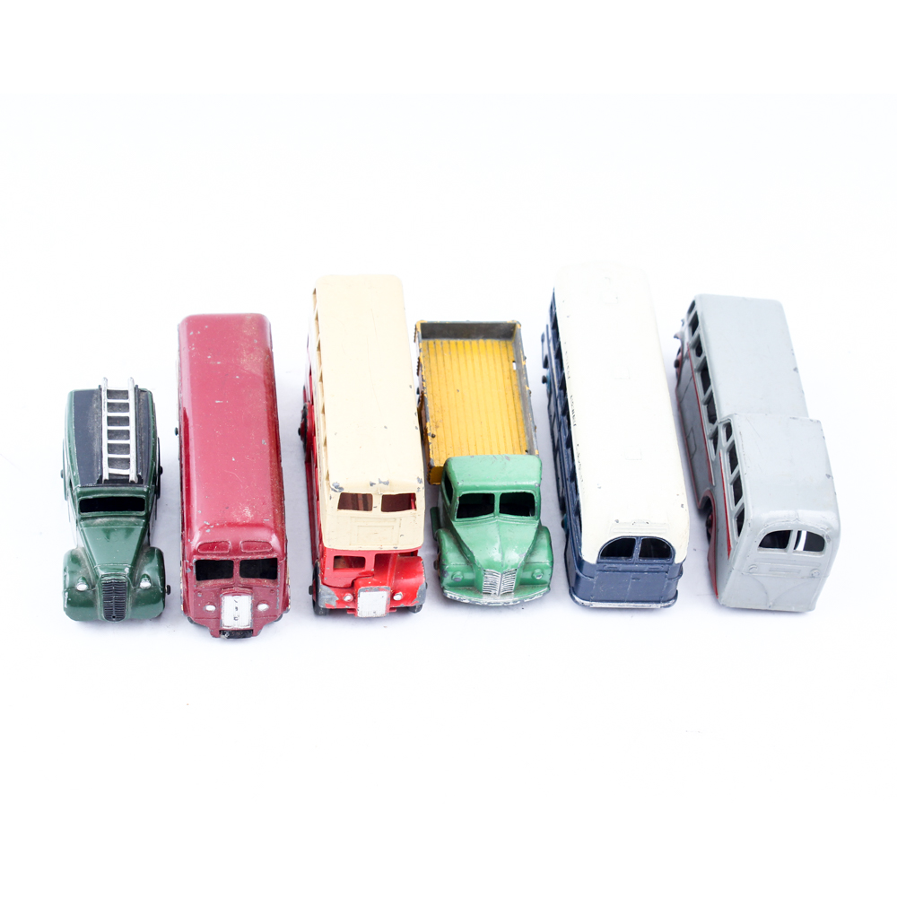 Six Vintage Dinky Toys