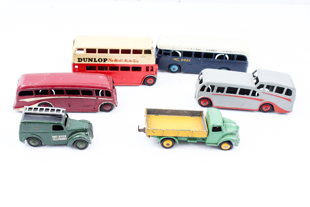 Six Vintage Dinky Toys