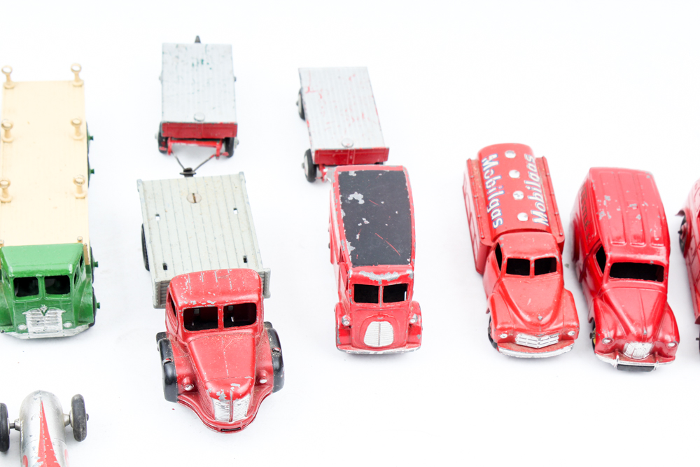 Fourteen Vintage Dinky Toys