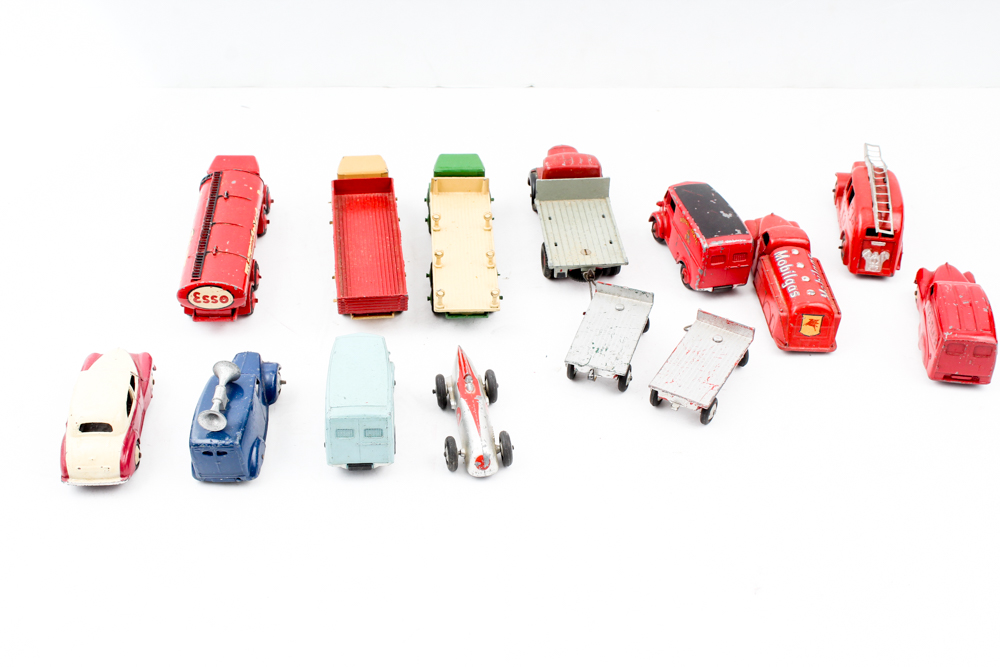 Fourteen Vintage Dinky Toys