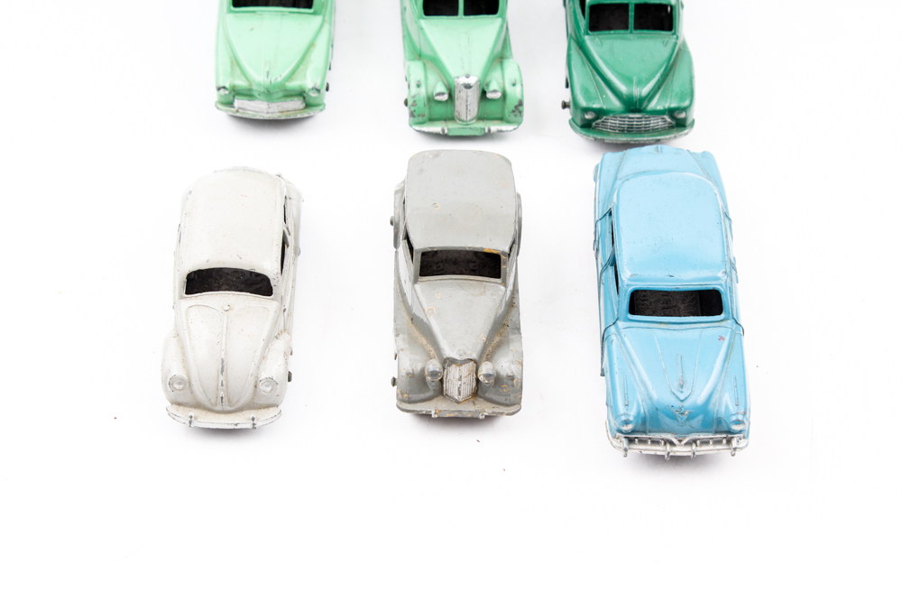 Thirteen Vintage Dinky Toys