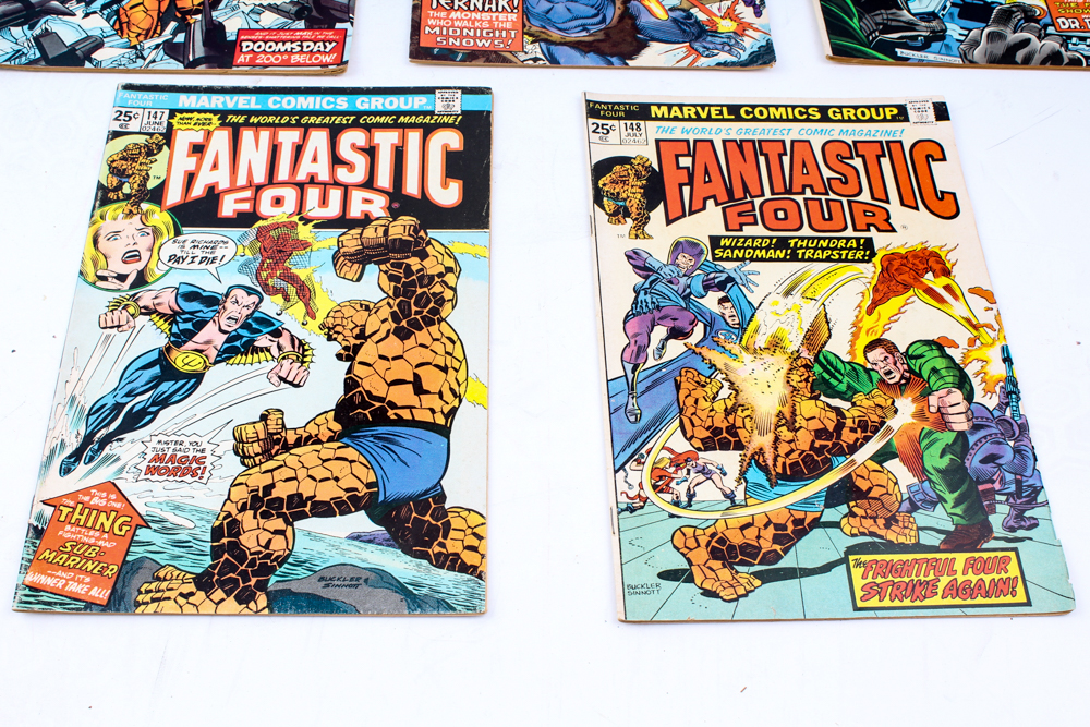 1974 "Fantastic Four" Marvel Comic Books