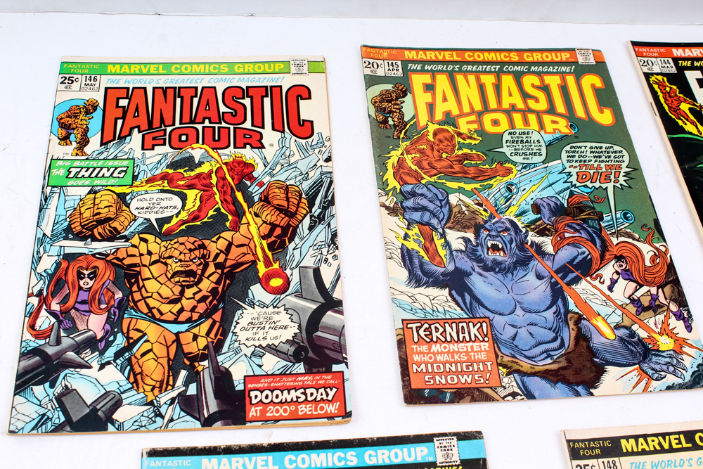 1974 "Fantastic Four" Marvel Comic Books
