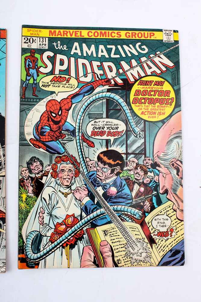 1974 "The Amazing Spider-Man" Marvel Comic Books