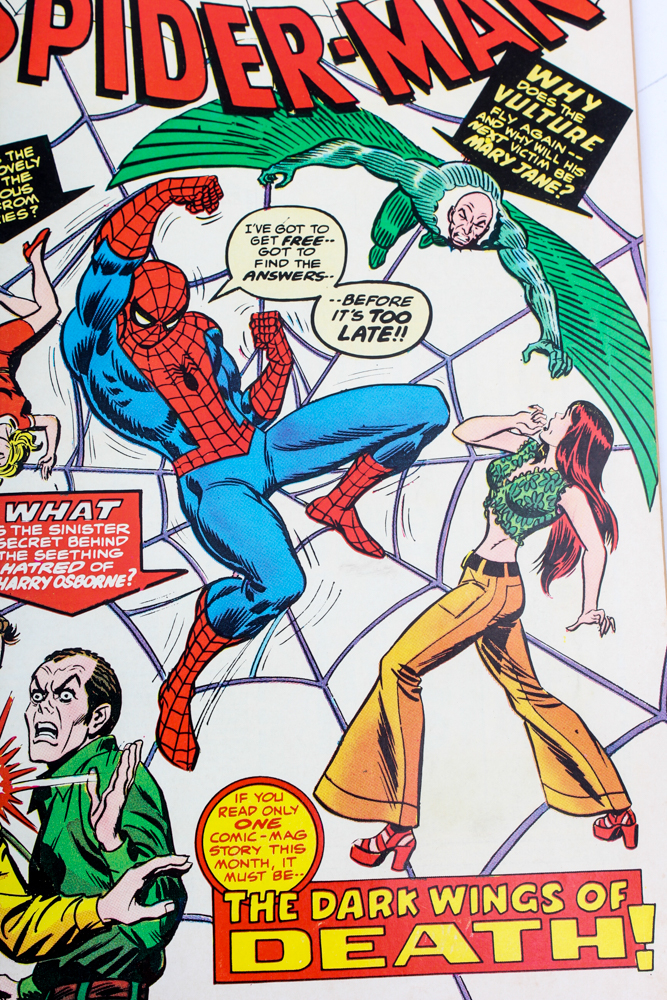 1973 "The Amazing Spider-Man" Marvel Comic Books