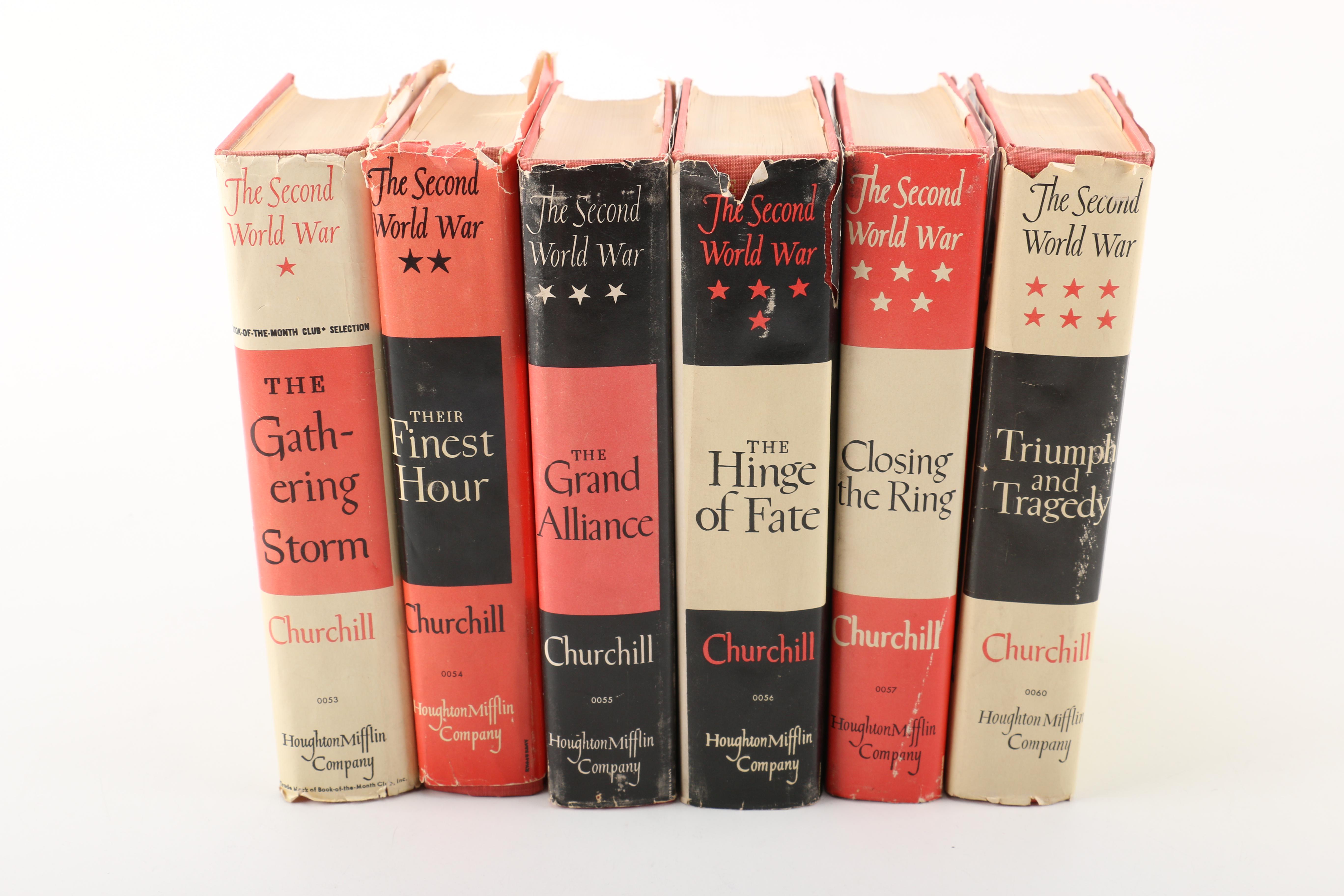 Winston Churchill "The Second World War" in Six Volumes