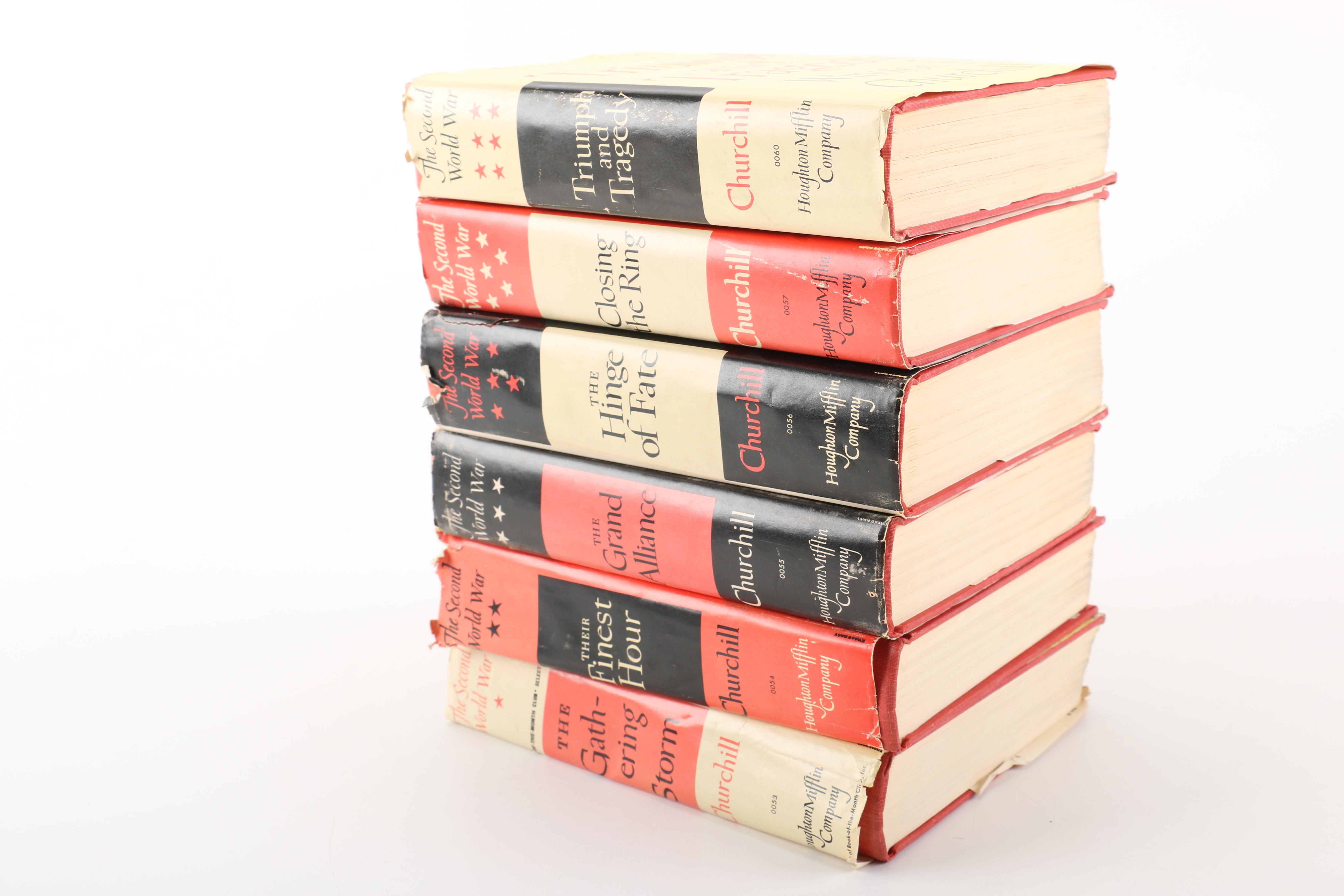 Winston Churchill "The Second World War" in Six Volumes