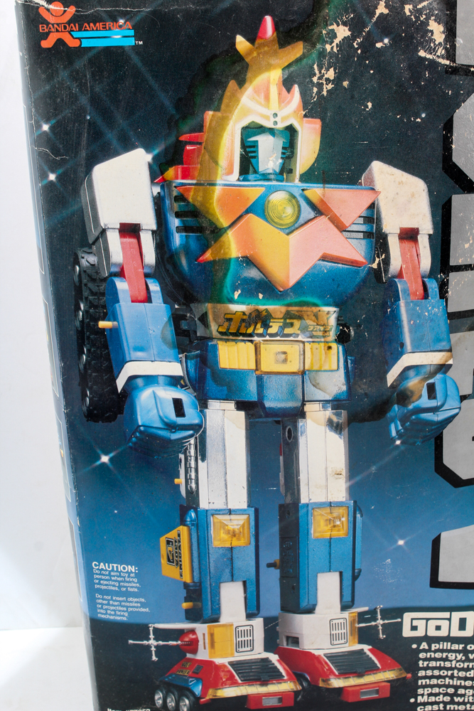 Vintage Godaikin Voltes V Die-Cast Toy Robot