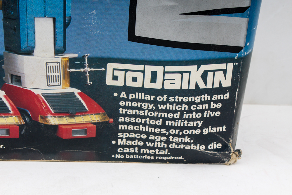 Vintage Godaikin Voltes V Die-Cast Toy Robot