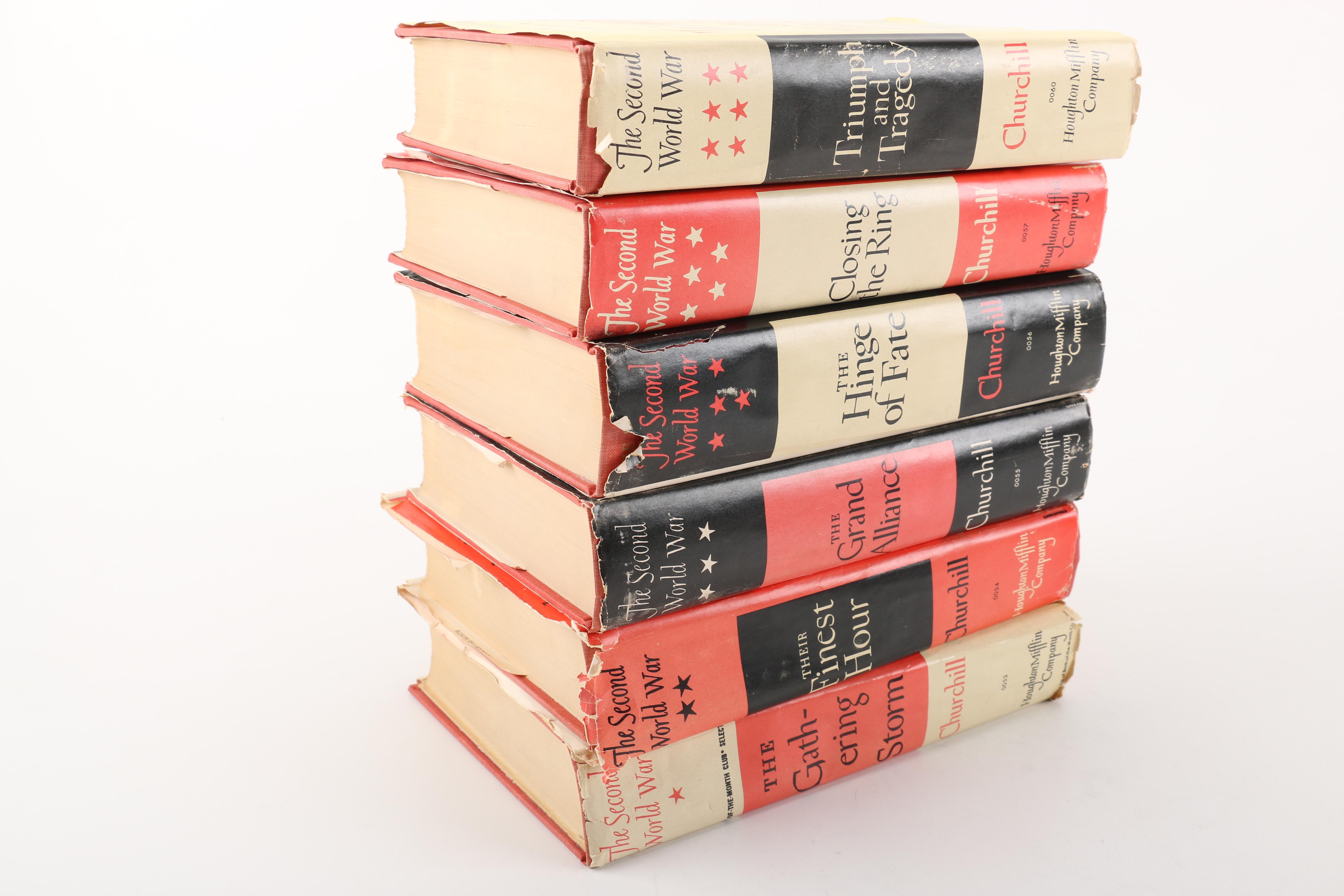 Winston Churchill "The Second World War" in Six Volumes