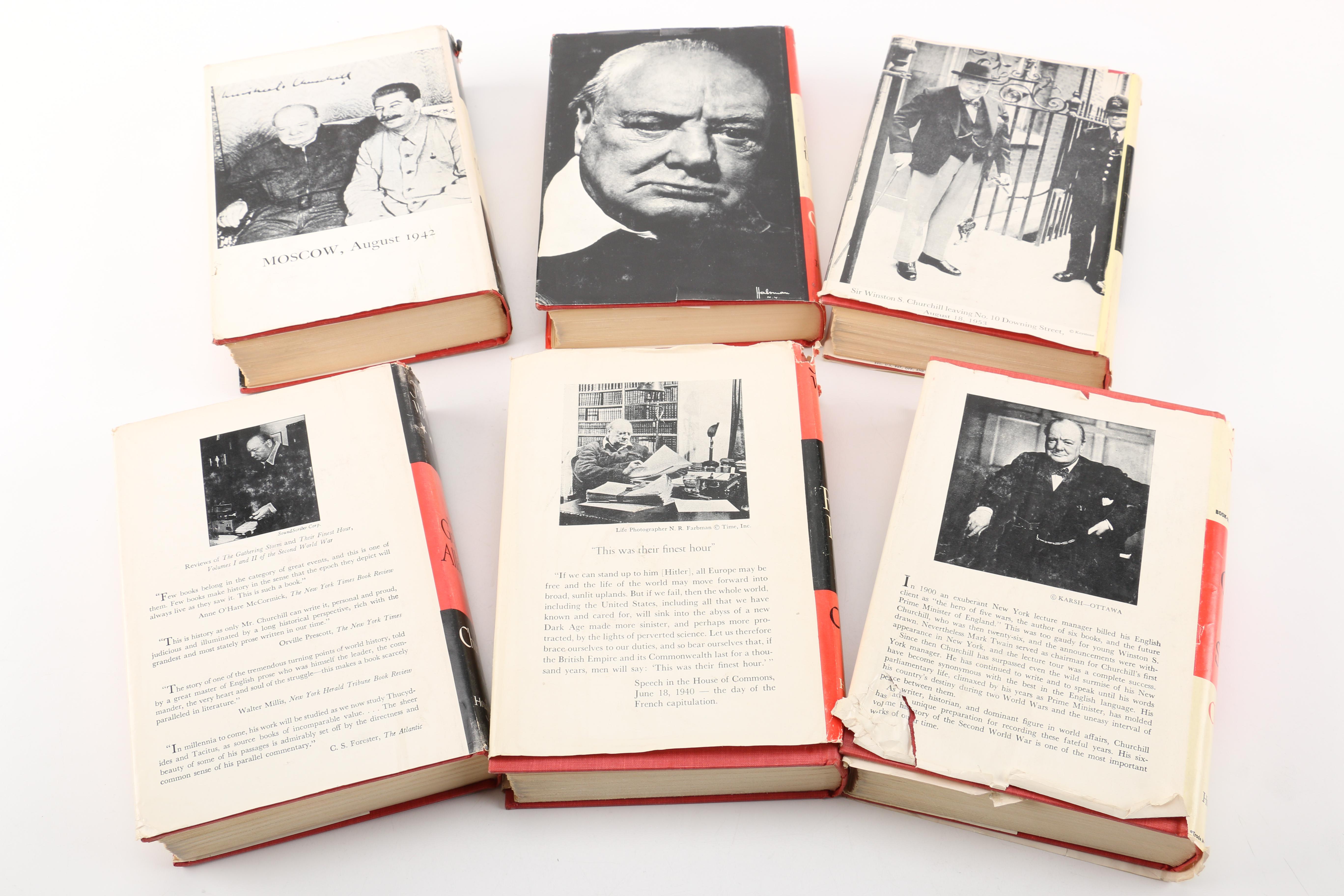 Winston Churchill "The Second World War" in Six Volumes