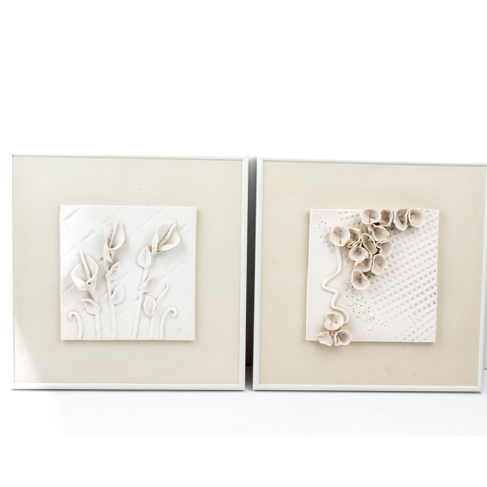 Dabbert Pottery Floral Tiles