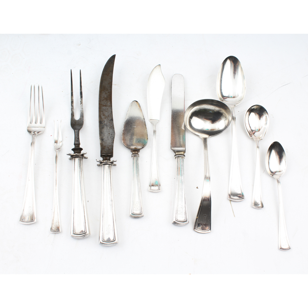 Vintage Dominick & Haff Sterling Silver "Virginia" Flatware Set