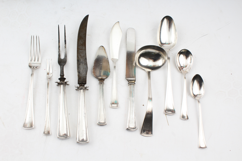 Vintage Dominick & Haff Sterling Silver "Virginia" Flatware Set