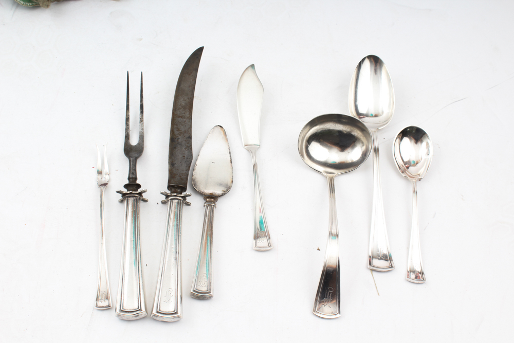 Vintage Dominick & Haff Sterling Silver "Virginia" Flatware Set